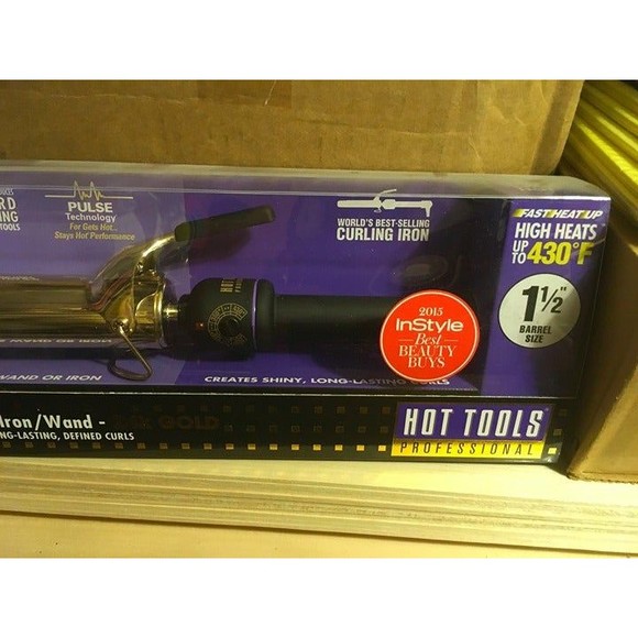 Hot Tools 1.5" Salon Curling Iron wand - Picture 3 of 6